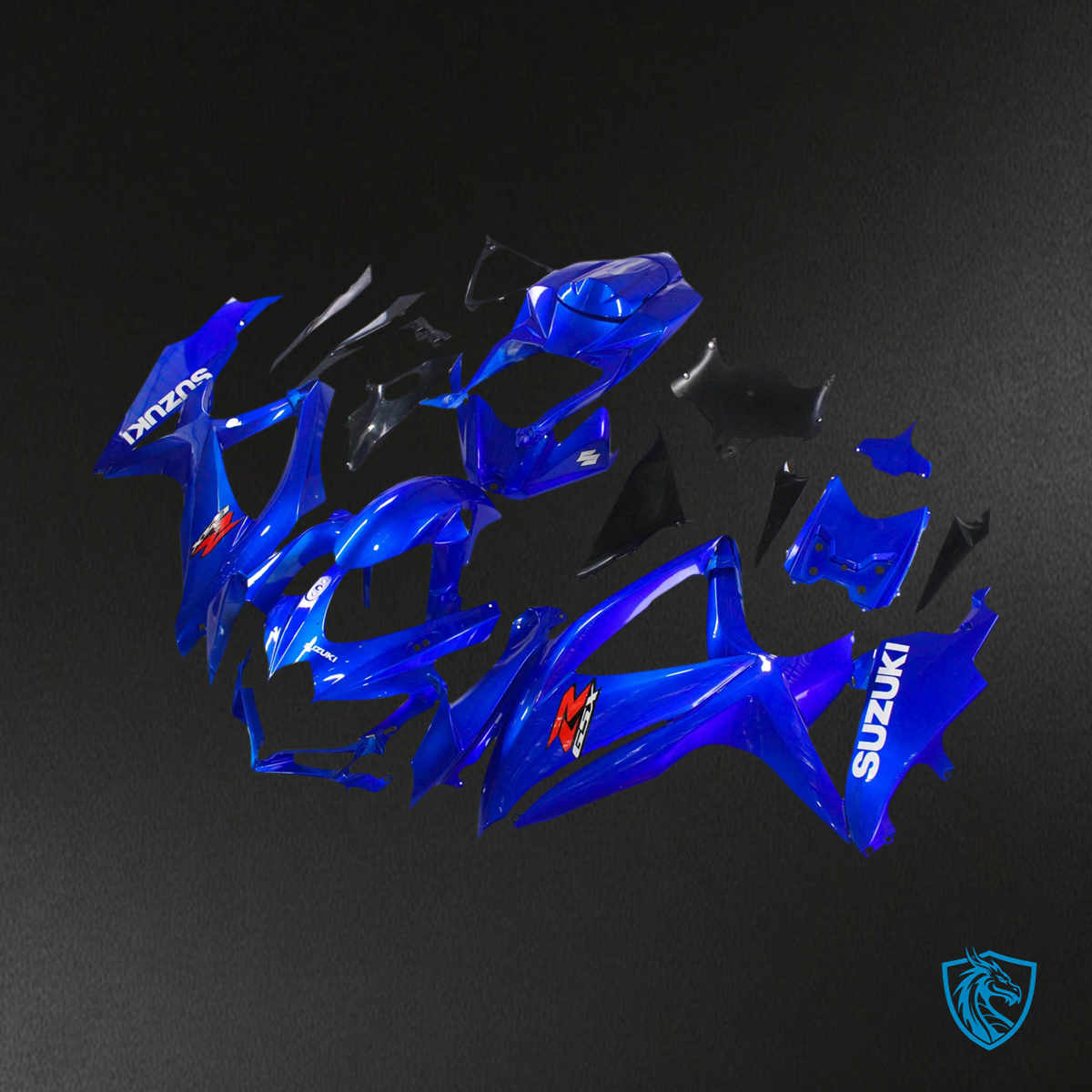 Suzuki GSXR 600-750 (2008-2010) Dark Blue - Fairing Kit