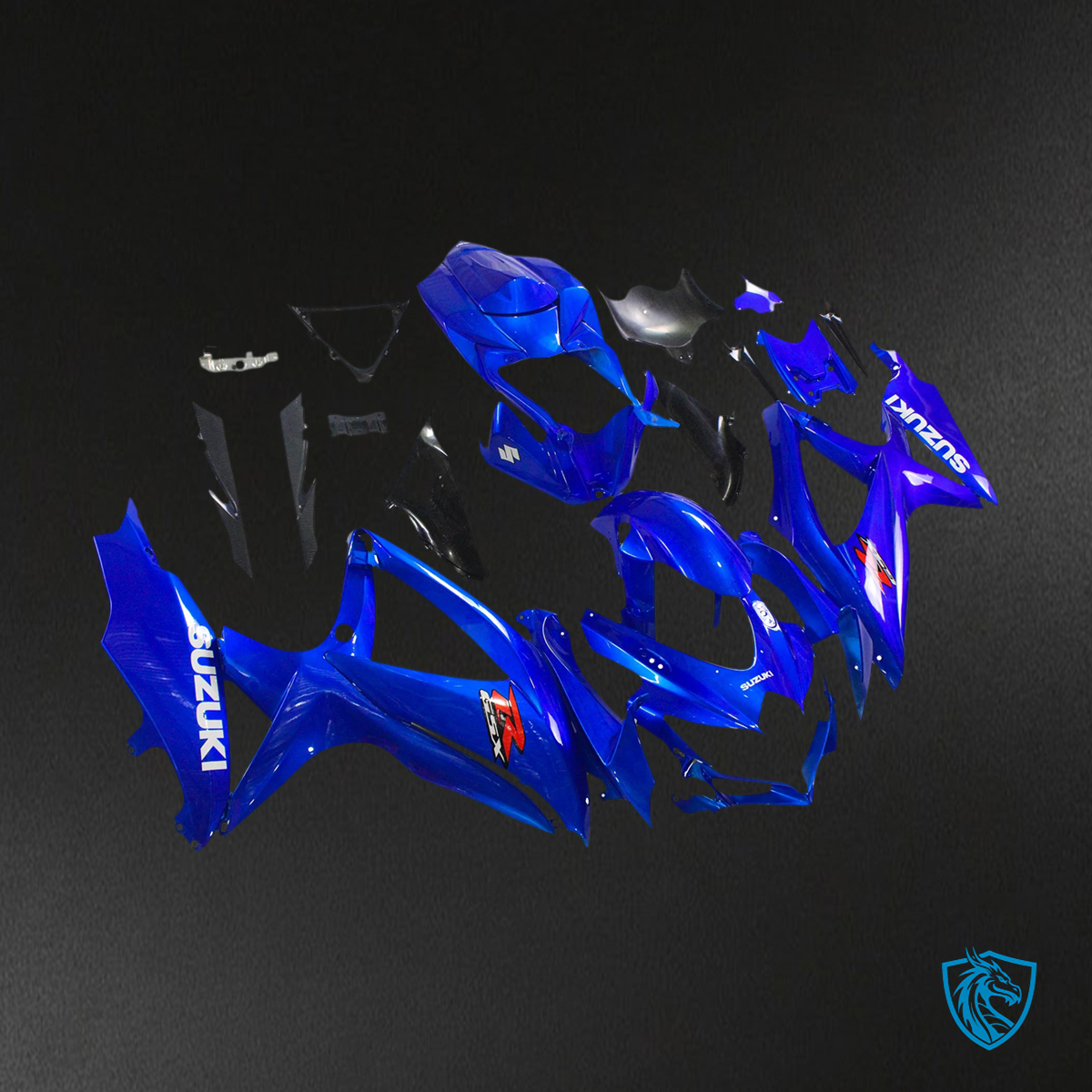 Suzuki GSXR 600-750 (2008-2010) Dark Blue - Fairing Kit