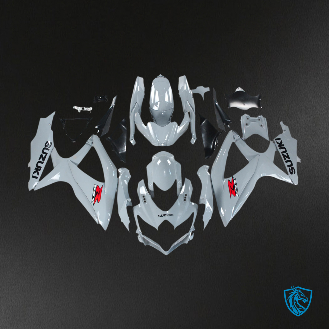 Suzuki GSXR 600-750 (2008-2010) Gray - Fairing Kit
