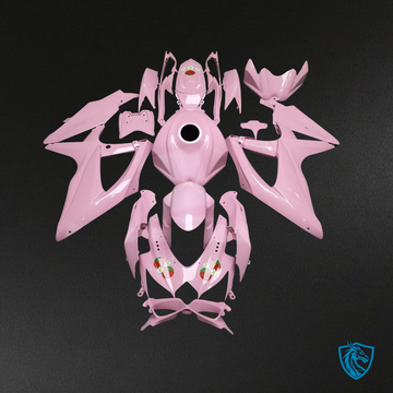 Suzuki GSXR 600-750 (2008-2010) Gloss Pink Fairing Kit - Aftermarket ABS Bodywork
