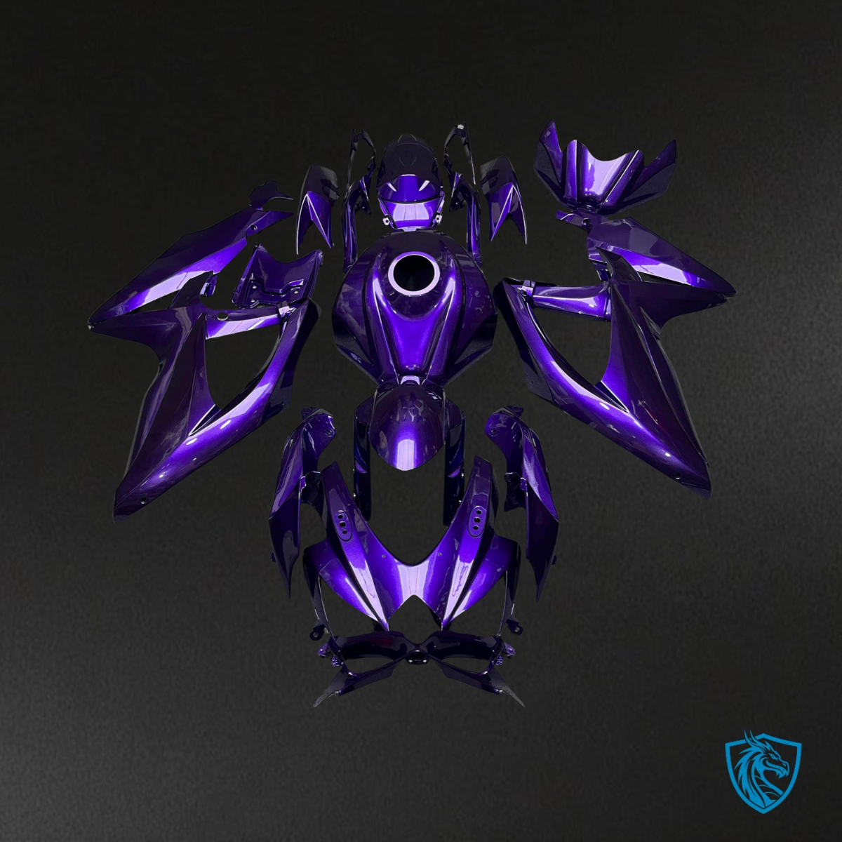 Suzuki GSXR 600-750 (2008-2010) Gloss Purple Fairing Kit | ABS Bodywork