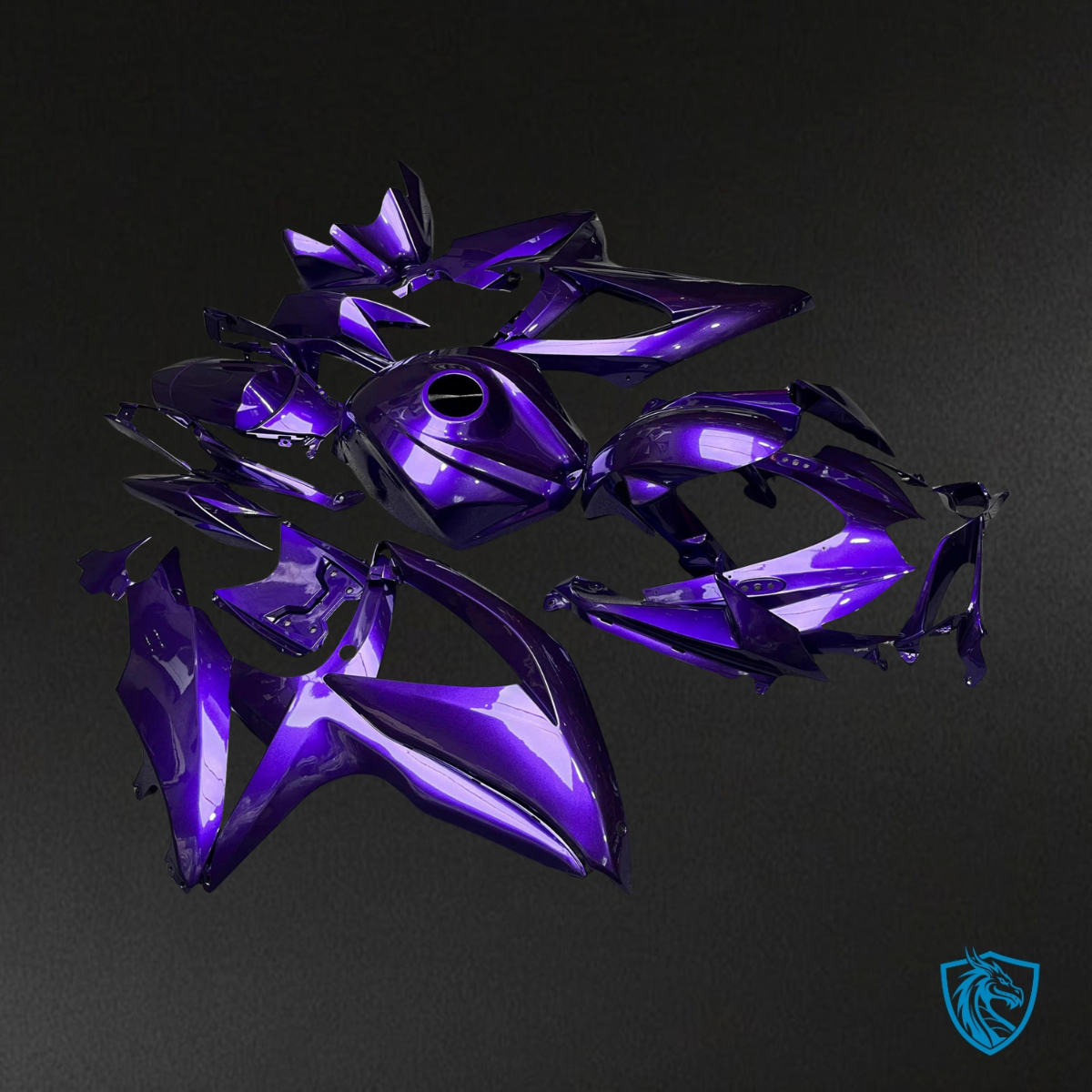 Suzuki GSXR 600-750 (2008-2010) Gloss Purple Fairing Kit | ABS Bodywork