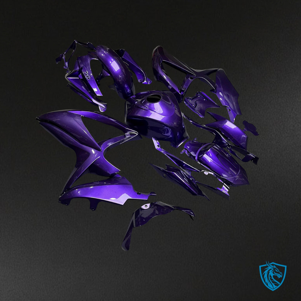 Suzuki GSXR 600-750 (2008-2010) Gloss Purple Fairing Kit | ABS Bodywork