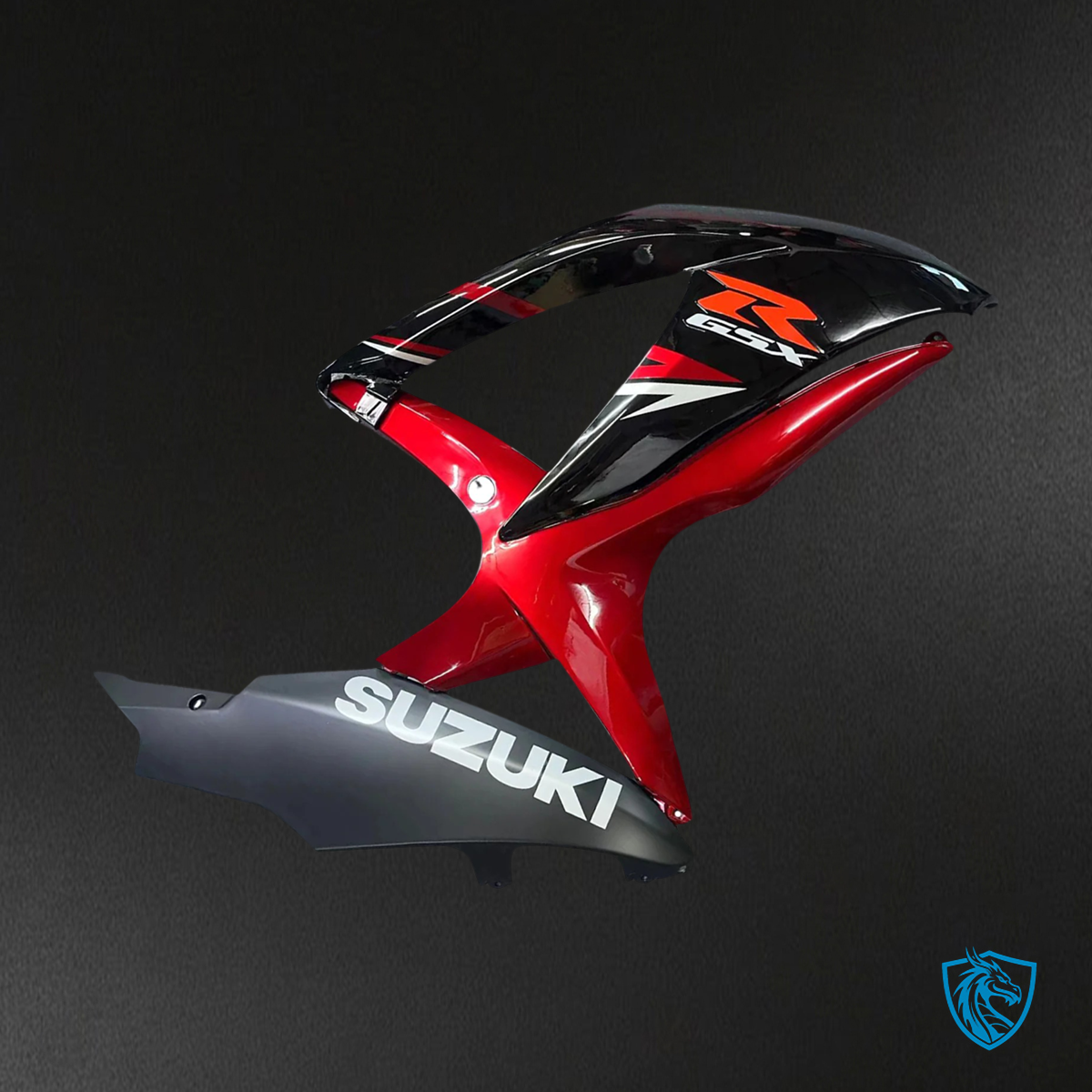 Suzuki GSXR 600-750 (2008-2010) Red & Black - Fairing Kit