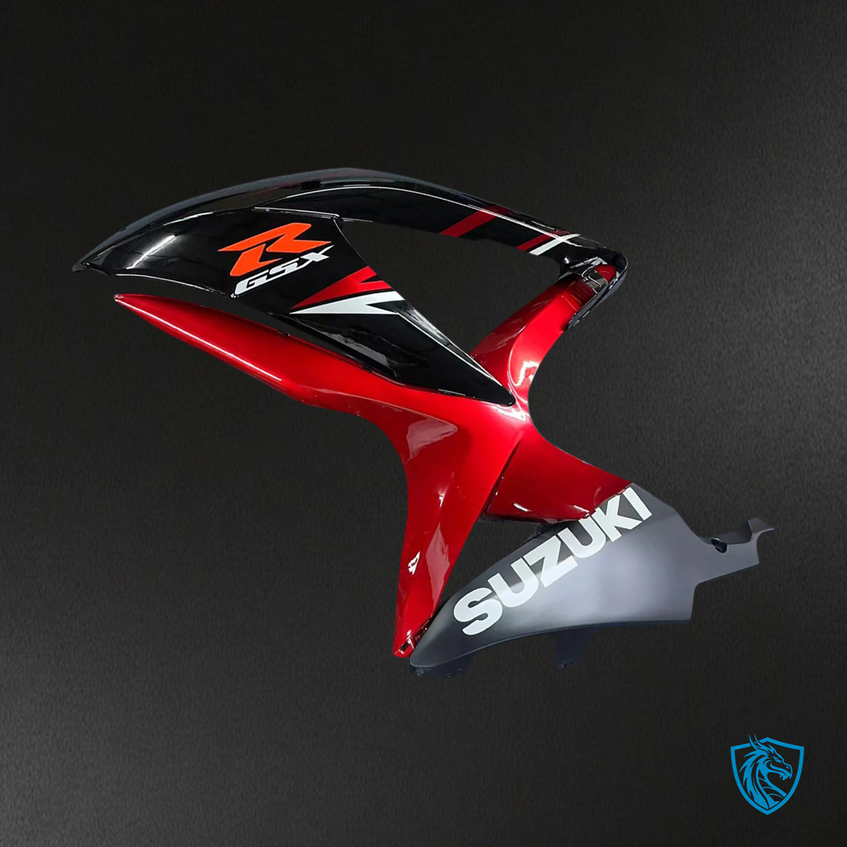 Suzuki GSXR 600-750 (2008-2010) Red & Black - Fairing Kit