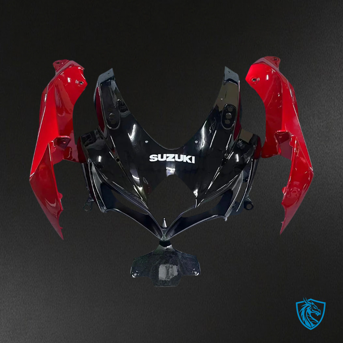 Suzuki GSXR 600-750 (2008-2010) Red & Black - Fairing Kit