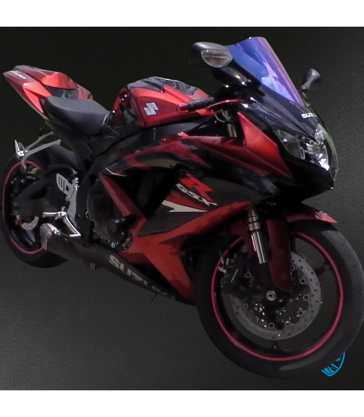 Suzuki GSXR 600-750 (2008-2010) Red & Black - Fairing Kit
