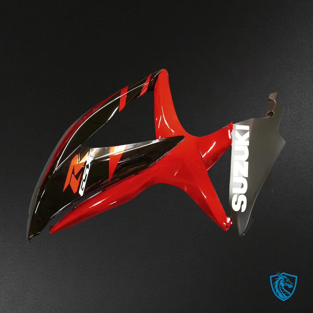 Suzuki GSXR 600-750 (2008-2010) Red & Black Style 2 - Fairing Kit