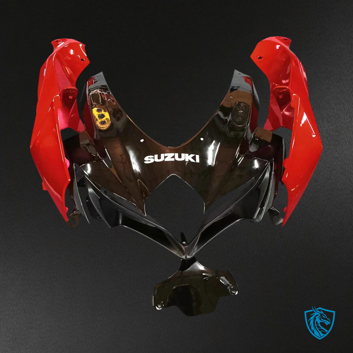 Suzuki GSXR 600-750 (2008-2010) Red & Black Style 2 - Fairing Kit