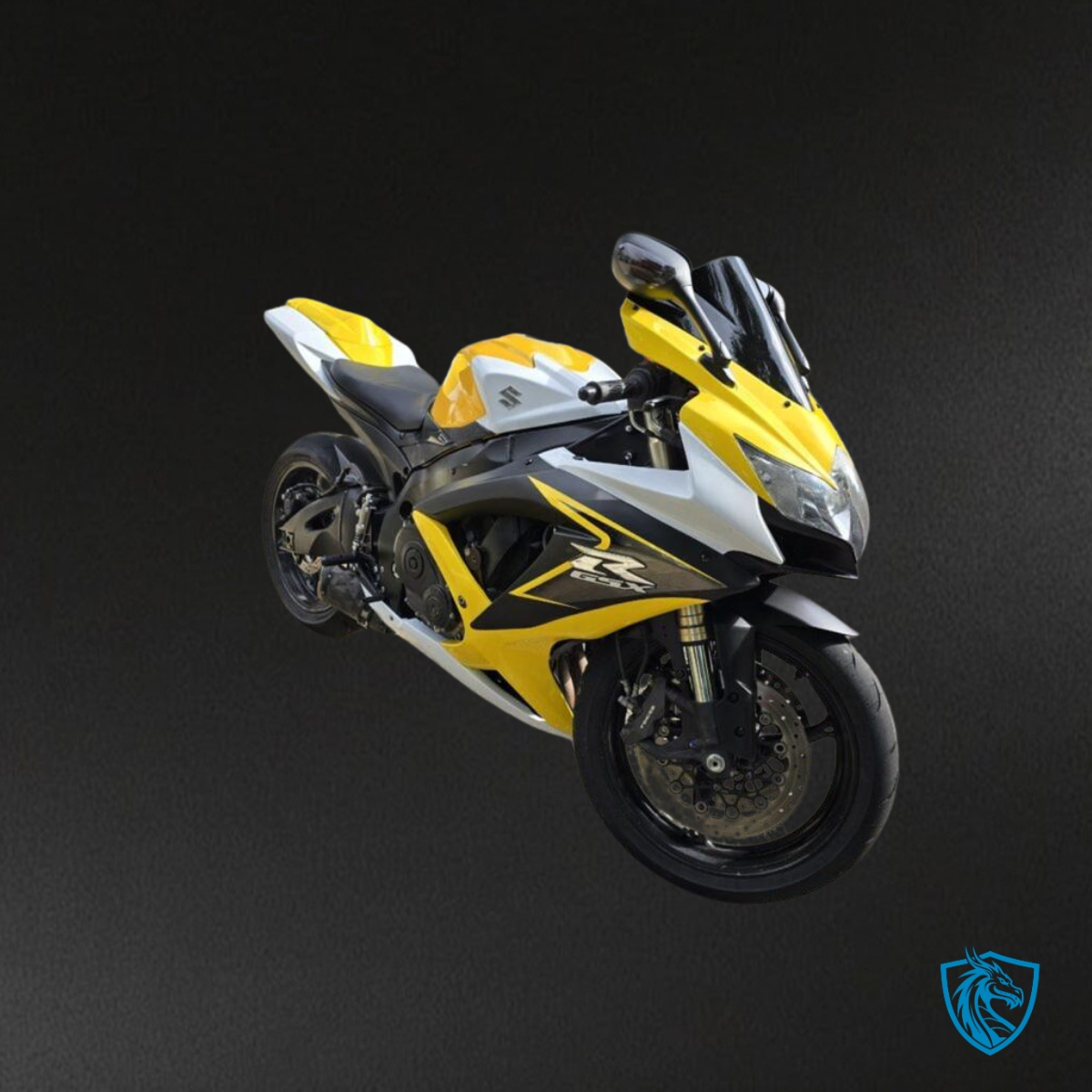 Suzuki GSXR 600-750 (2008-2010) Gloss Yellow, Black & White Fairing Kit | ABS Bodywork