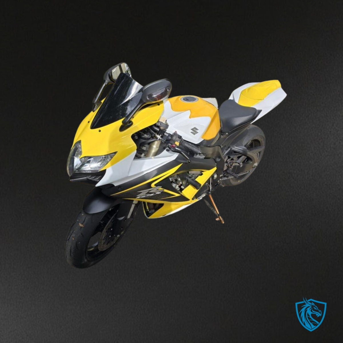 Suzuki GSXR 600-750 (2008-2010) Gloss Yellow, Black & White Fairing Kit | ABS Bodywork