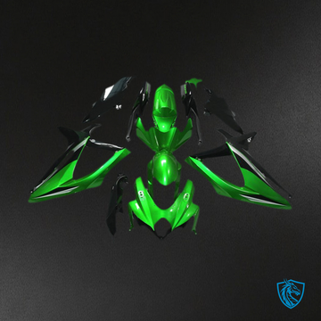 Suzuki GSXR 600-750 (2008-2010) Glossy Green - MERGEment Motorcycle Fairings Kit