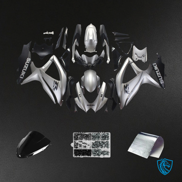 Suzuki GSXR 600-750 (2008-2010) Gray & Sliver Style 3 - Fairing Kit