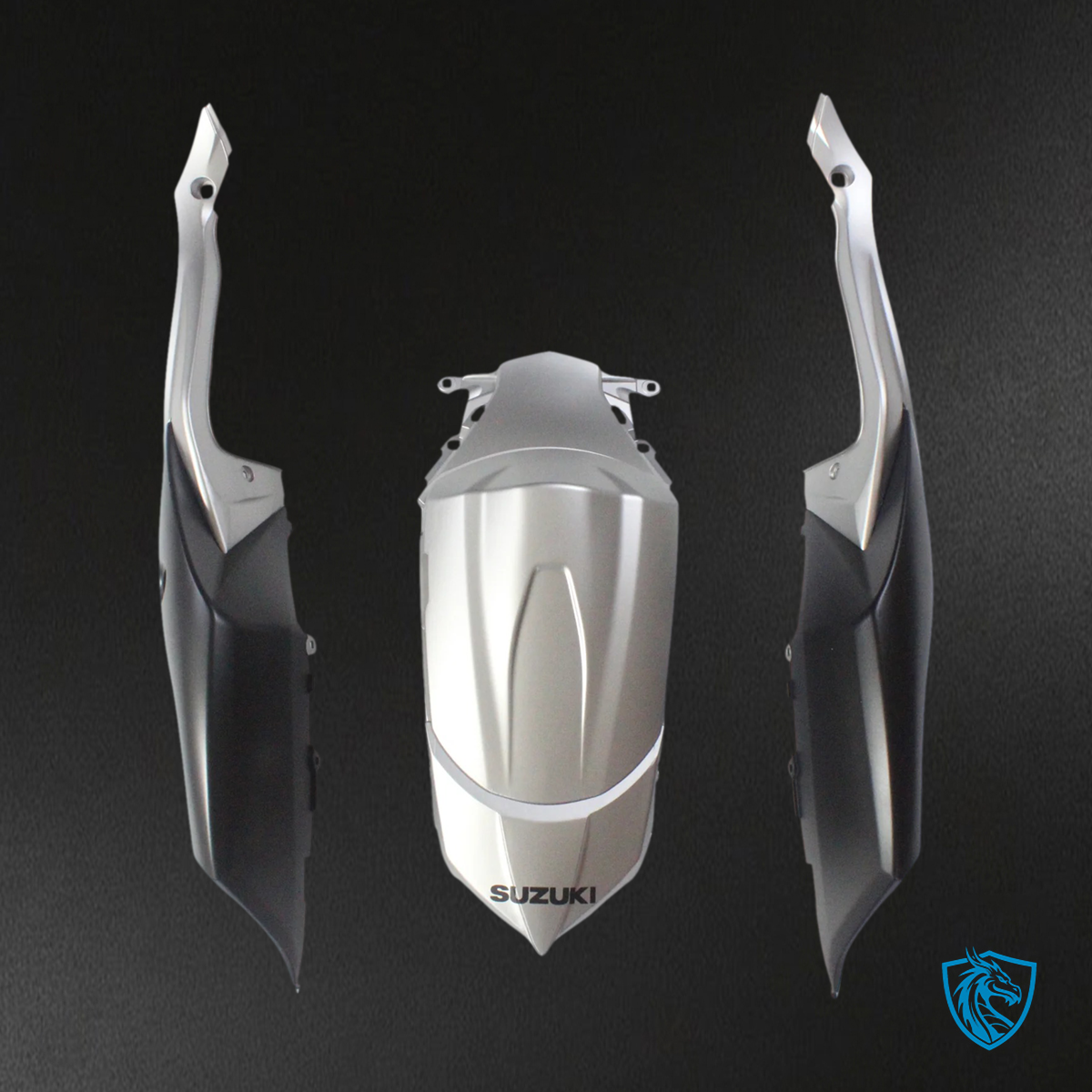 Suzuki GSXR 600-750 (2008-2010) Gray & Sliver Style 3 - Fairing Kit