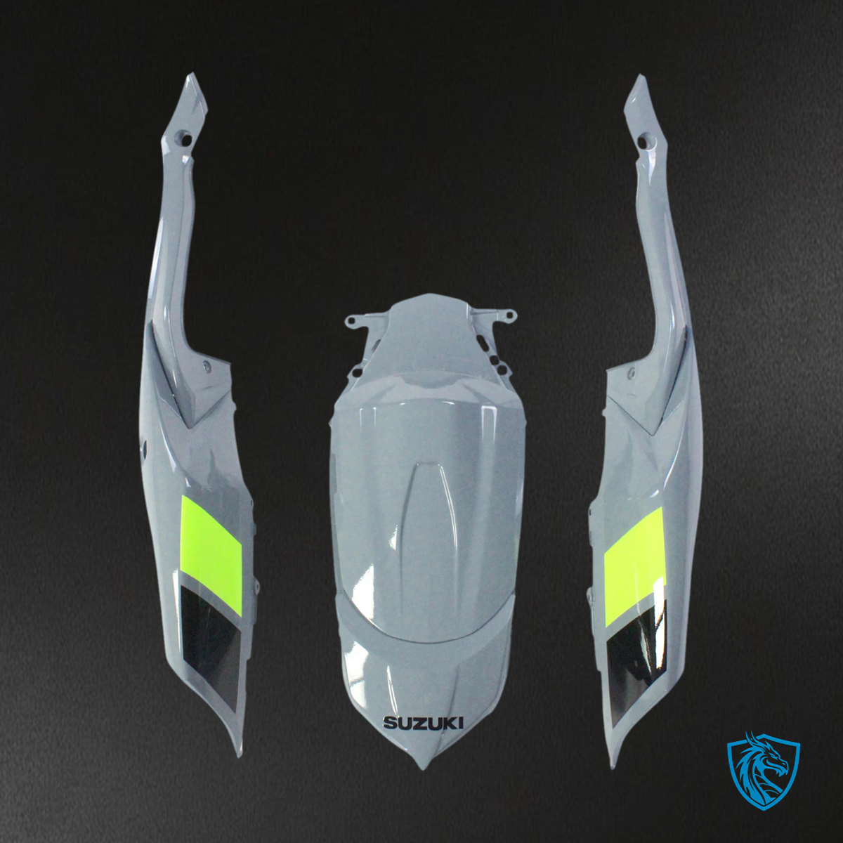 Suzuki GSXR 600-750 (2008-2010) Gray & Yellow - Fairing Kit