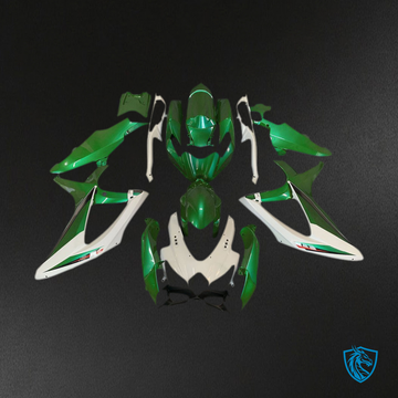 Suzuki GSXR 600-750 (2008-2010) Green OEM Style Motorcycle Fairings Kit - Aftermarket ABS Bodywork