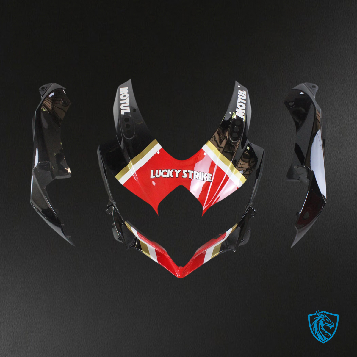 Suzuki GSXR 600-750 (2008-2010) Lucky Strike Red & Black - Fairing Kit
