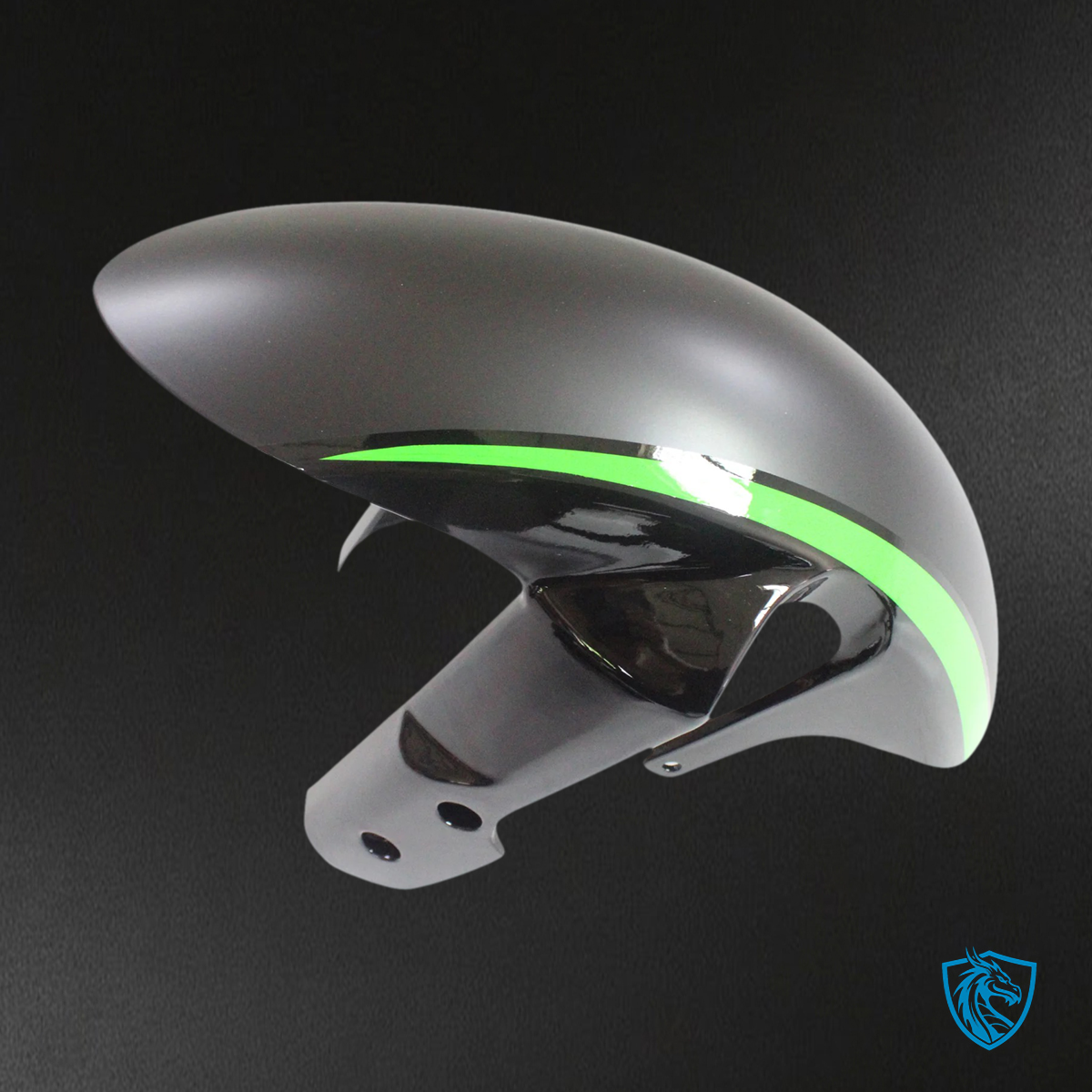 Suzuki GSXR 600-750 (2008-2010) Matte Black & Green - Fairing Kit