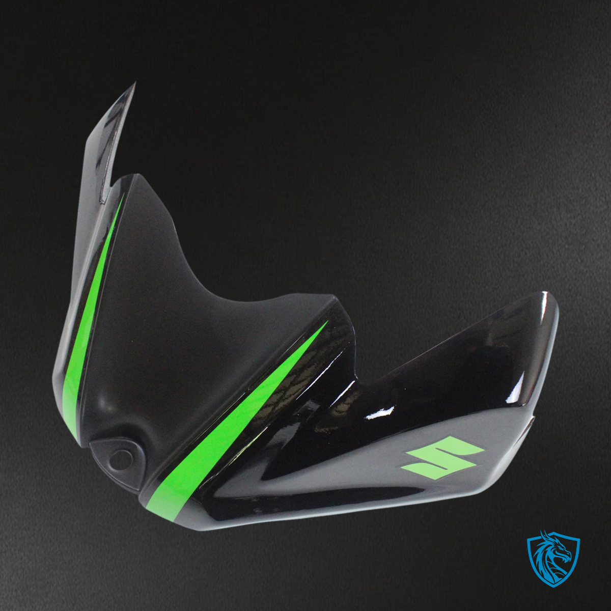 Suzuki GSXR 600-750 (2008-2010) Matte Black & Green - Fairing Kit