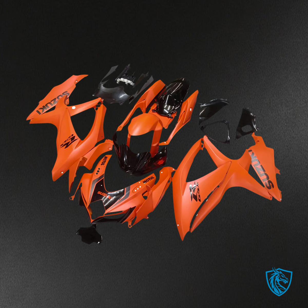Suzuki GSXR 600-750 (2008-2010) Pumpkin Orange - Fairing Kit