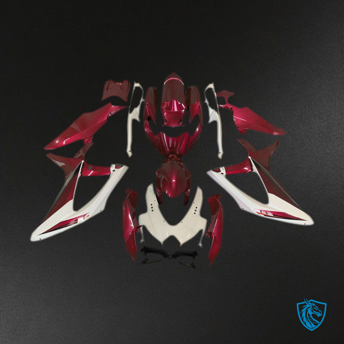 Suzuki GSXR 600-750 (2008-2010) Red OEM Style Motorcycle Fairings Kit | ABS Bodywork