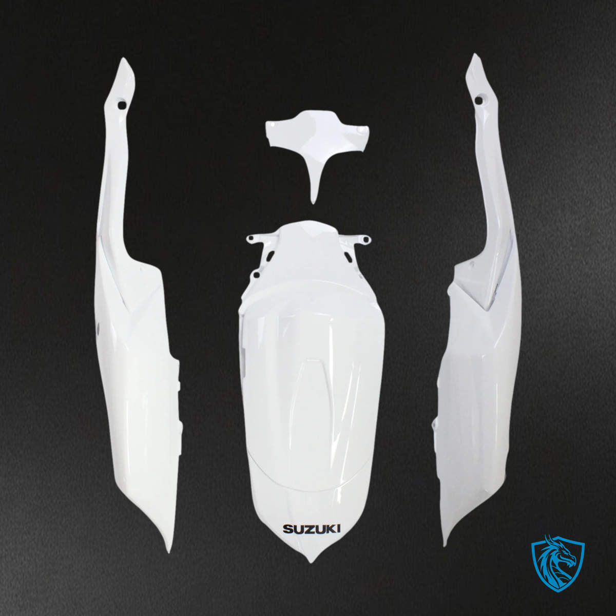Suzuki GSXR 600-750 (2008-2010) White - Fairing Kit