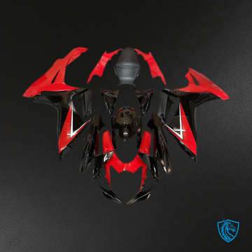 Suzuki GSXR 600-750 (2011-2024) Deep Red & Gloss Black Motorcycle Fairings Kit | ABS Bodywork