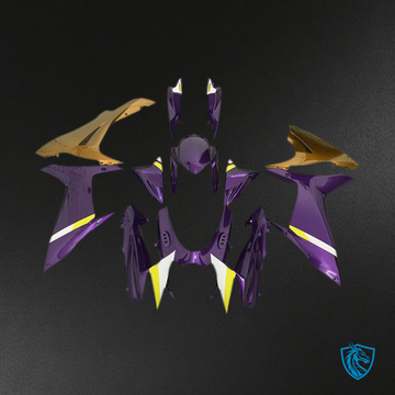 Suzuki GSXR 600-750 (2011-2024) Gloss Purple & Gold Motorcycle - Custom ABS Fairing Kit