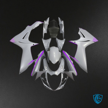 Suzuki GSXR 600-750 (2011-2024) Matt Gray & Purple - MERGEment Motorcycle Fairings Kit