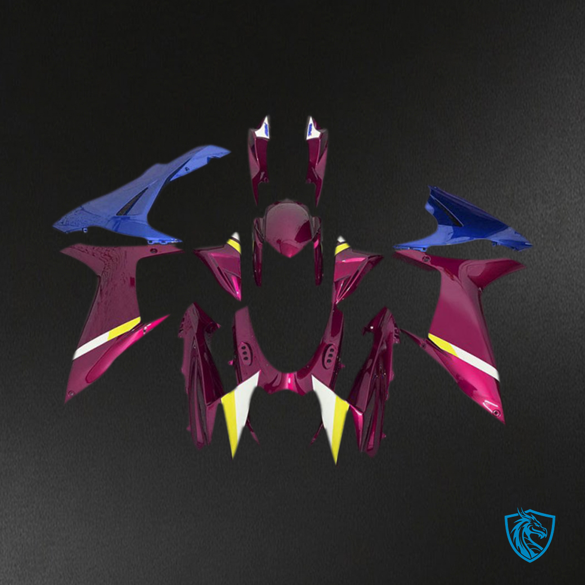 Suzuki GSXR 600-750 (2011-2024) Red & Blue Motorcycle - Custom ABS Fairing Kit