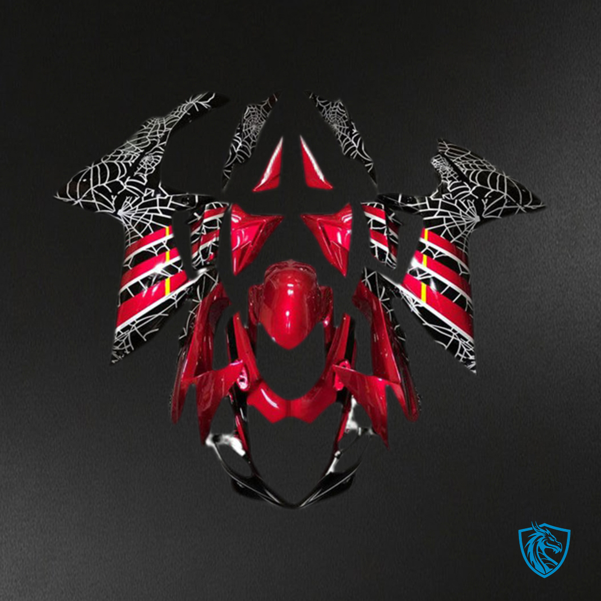 Suzuki GSXR 600-750 (2011-2024) Red Spider Motorcycle Fairings Kit | ABS Bodywork