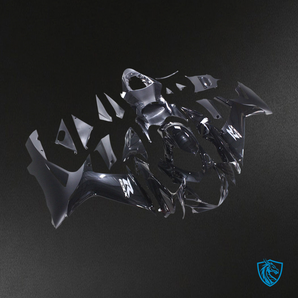 Suzuki GSXR 600-750 (2011-2025) Black - Fairing Kit