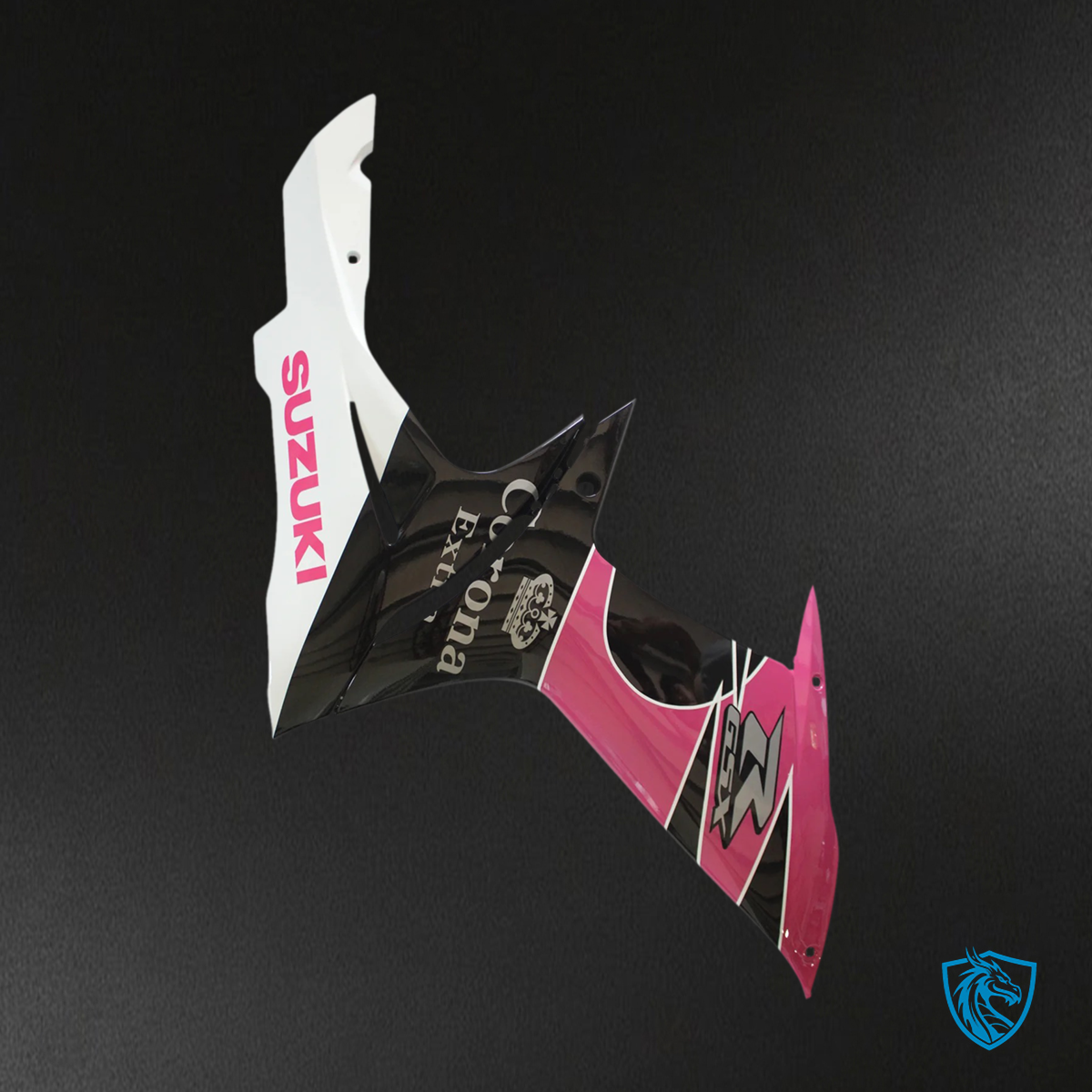 Suzuki GSXR 600-750 (2011-2025) Black, Pink & White - Fairing Kit