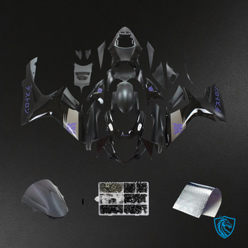 Suzuki GSXR 600-750 (2011-2025) Black With Purple Logo - Fairing Kit