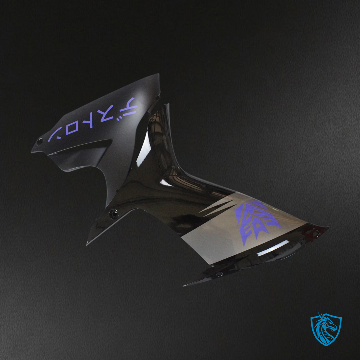 Suzuki GSXR 600-750 (2011-2025) Black With Purple Logo - Fairing Kit