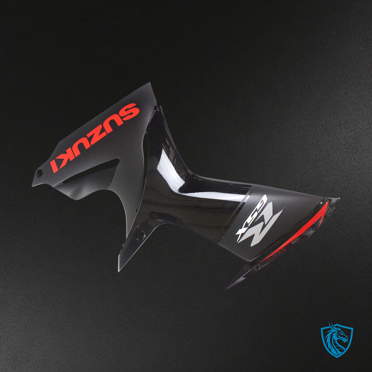 Suzuki GSXR 600-750 (2011-2025) Black With Red Line - Fairing Kit