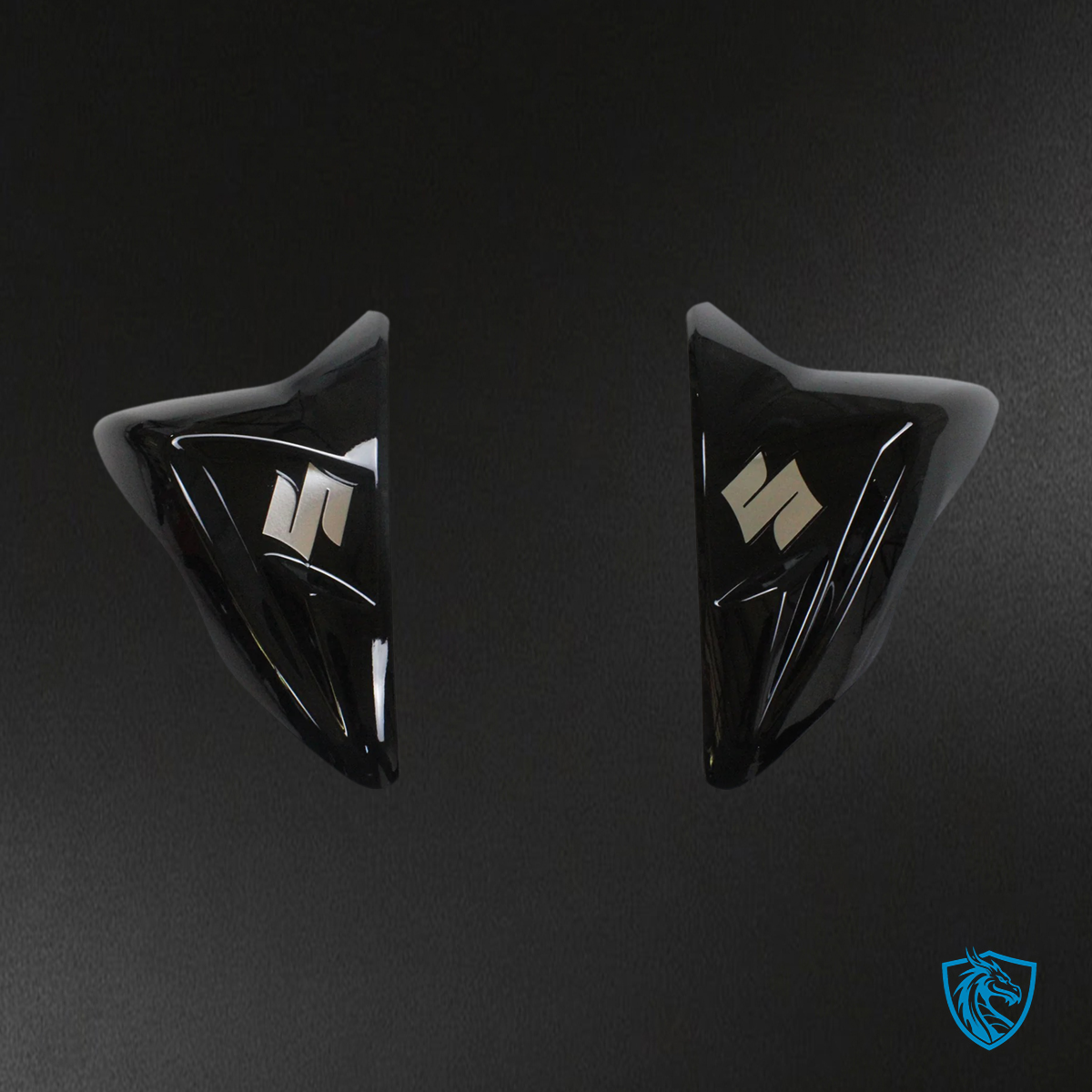 Suzuki GSXR 600-750 (2011-2025) Black With White Logo - Fairing Kit