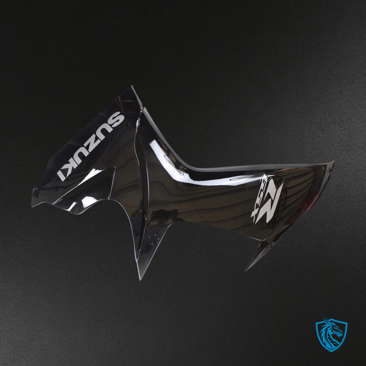 Suzuki GSXR 600-750 (2011-2025) Black With White Logo - Fairing Kit