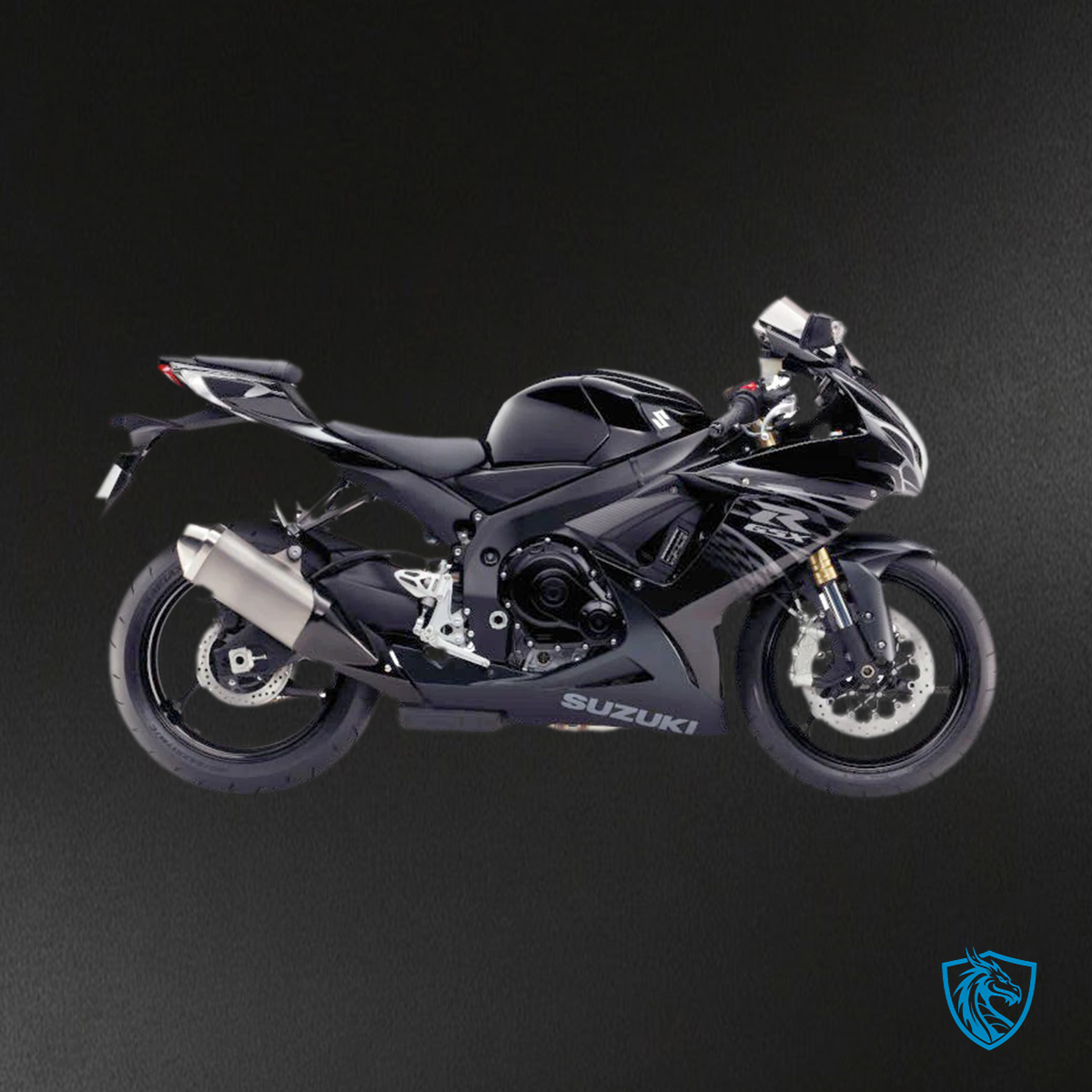 Suzuki GSXR 600-750 (2011-2025) Black & Gray - Fairing Kit
