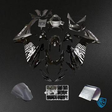 Suzuki GSXR 600-750 (2011-2025) Black & Gray - Fairing Kit
