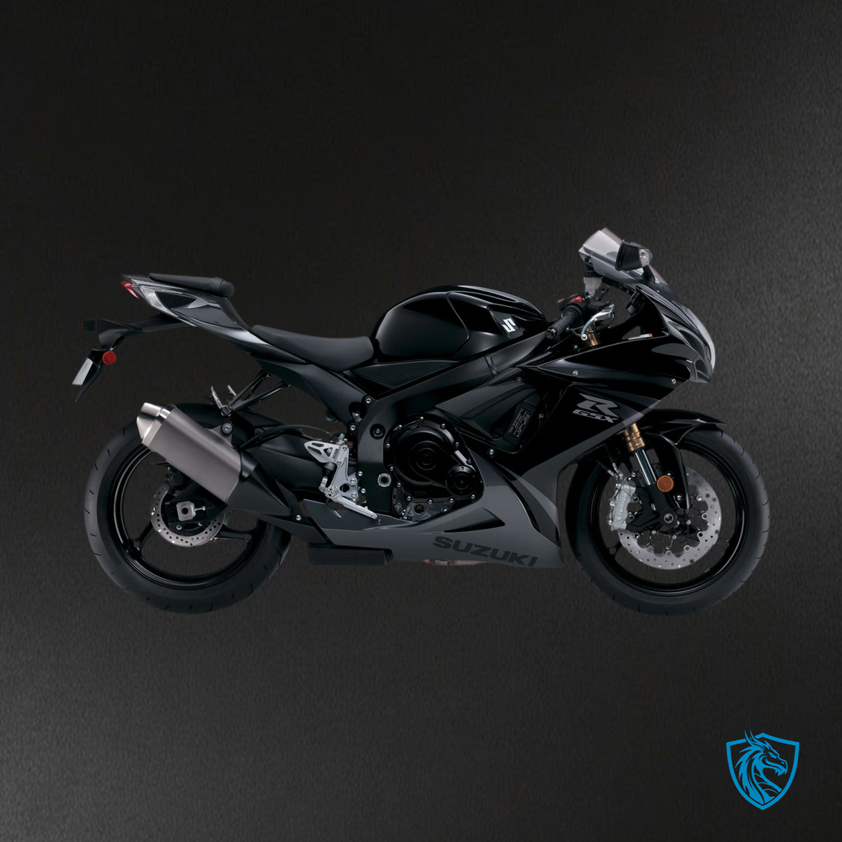 Suzuki GSXR 600-750 (2011-2025) Black and Gray - Fairing Kit