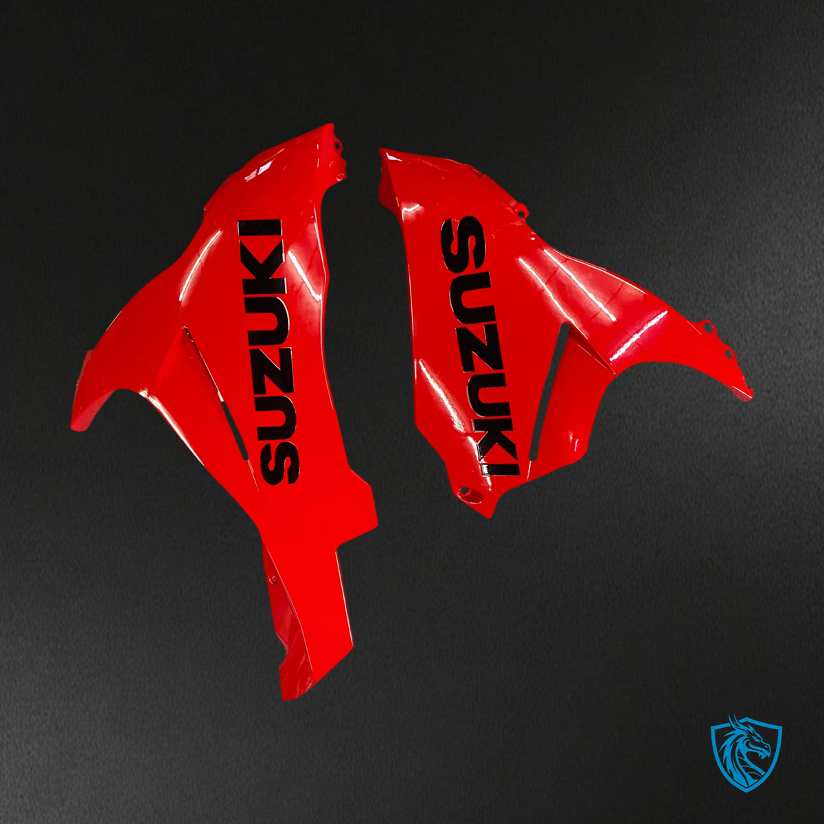 Suzuki GSXR 600-750 (2011-2025) Black & Red - Fairing Kit