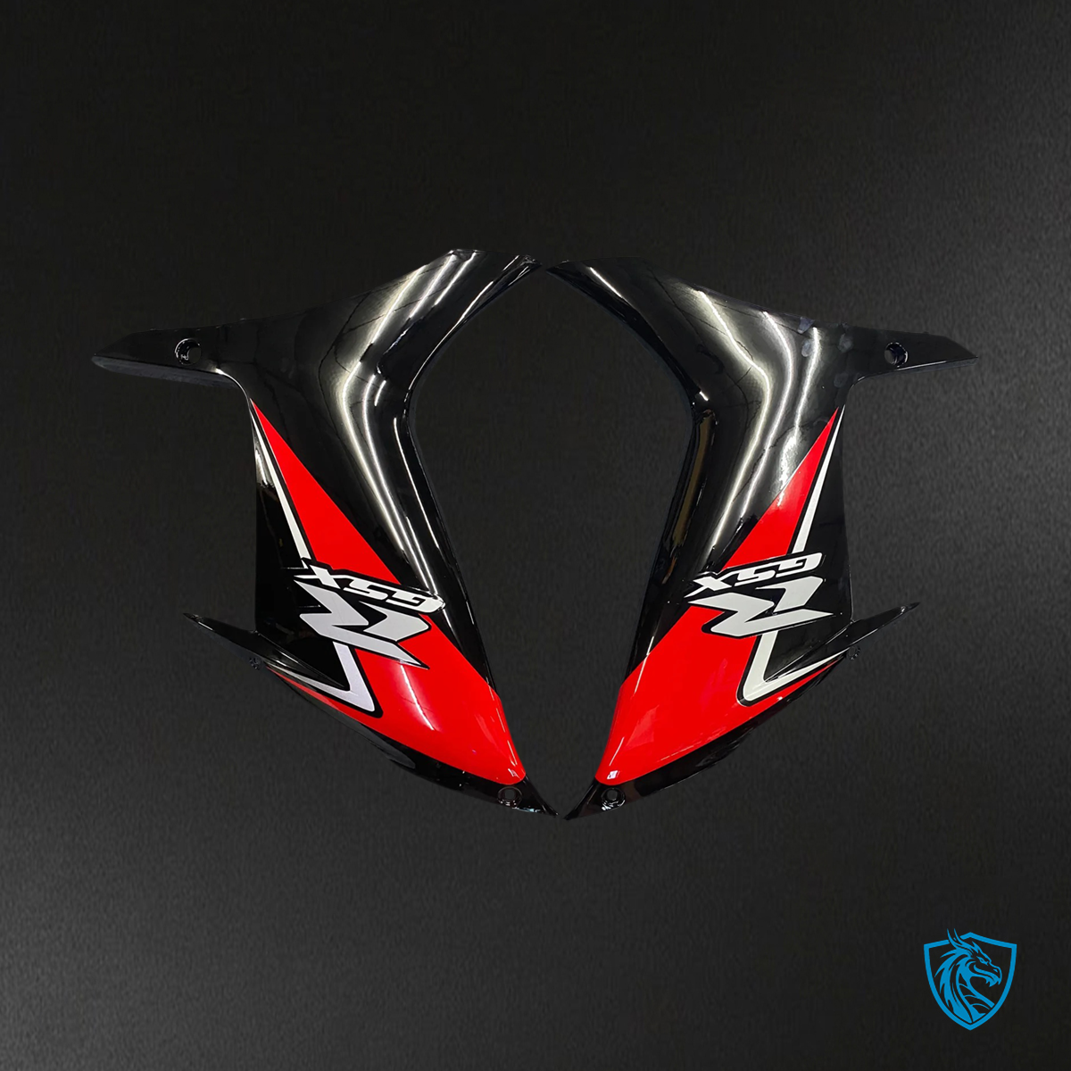 Suzuki GSXR 600-750 (2011-2025) Black & Red - Fairing Kit