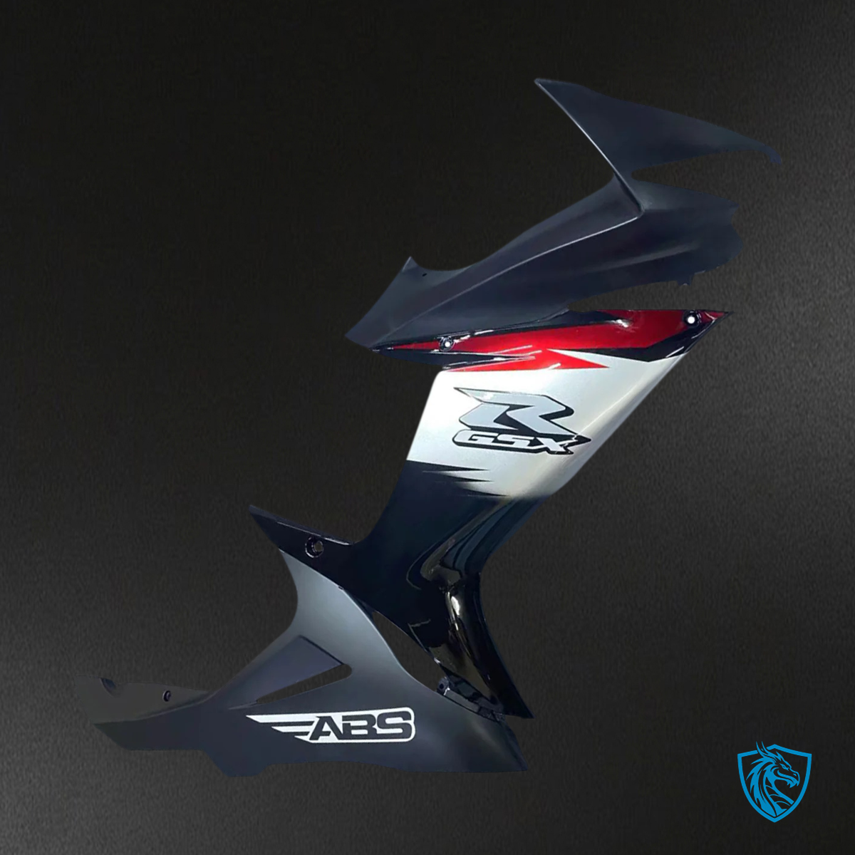 Suzuki GSXR 600-750 (2011-2025) Black with Red Accents - Fairing Kit