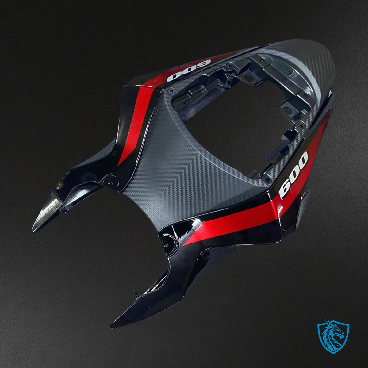 Suzuki GSXR 600-750 (2011-2025) Black with Red Accents - Fairing Kit