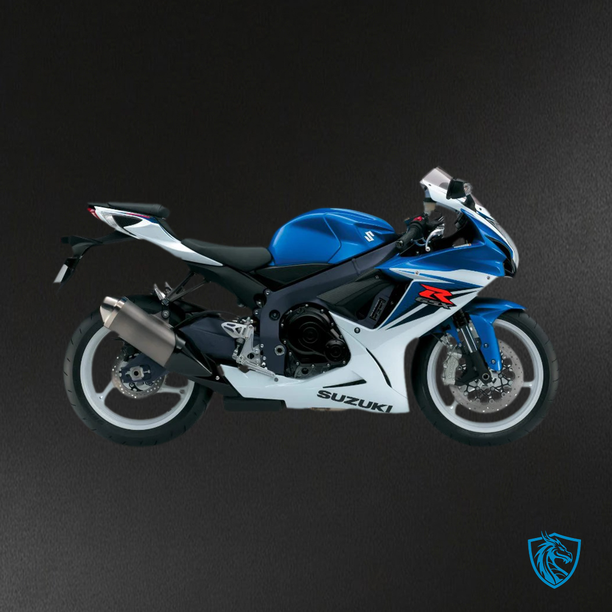 Suzuki GSXR 600-750 (2011-2025) Blue & White - Fairing Kit