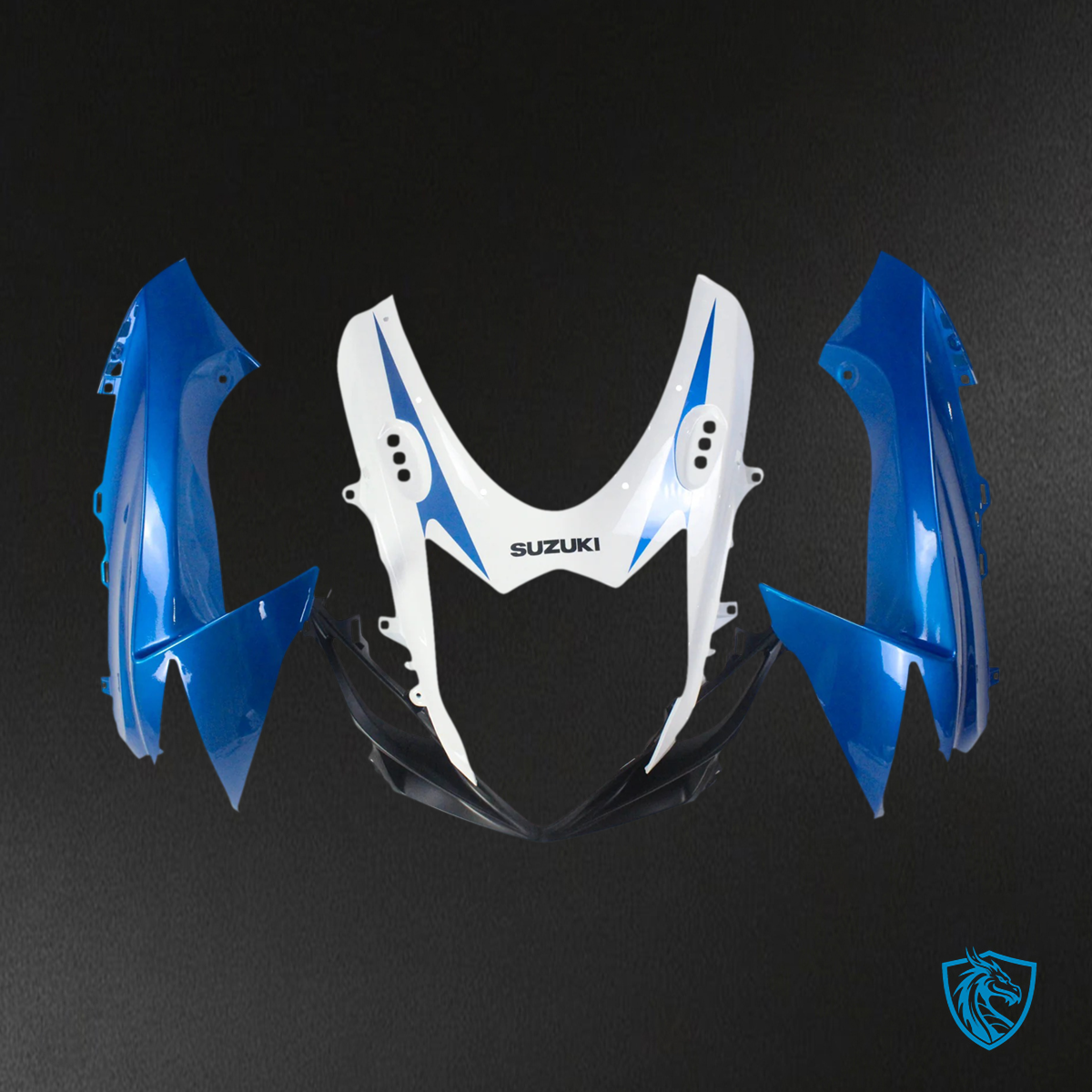 Suzuki GSXR 600-750 (2011-2025) Blue & White - Fairing Kit