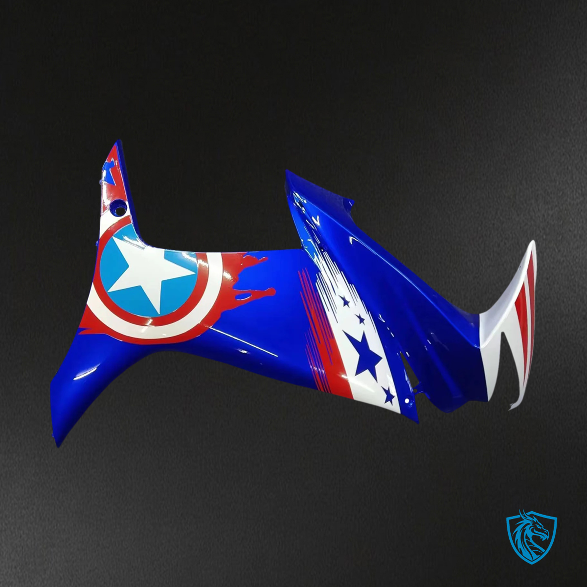 Suzuki GSXR 600-750 (2011-2025) Blue & Red Captain America - Fairing Kit