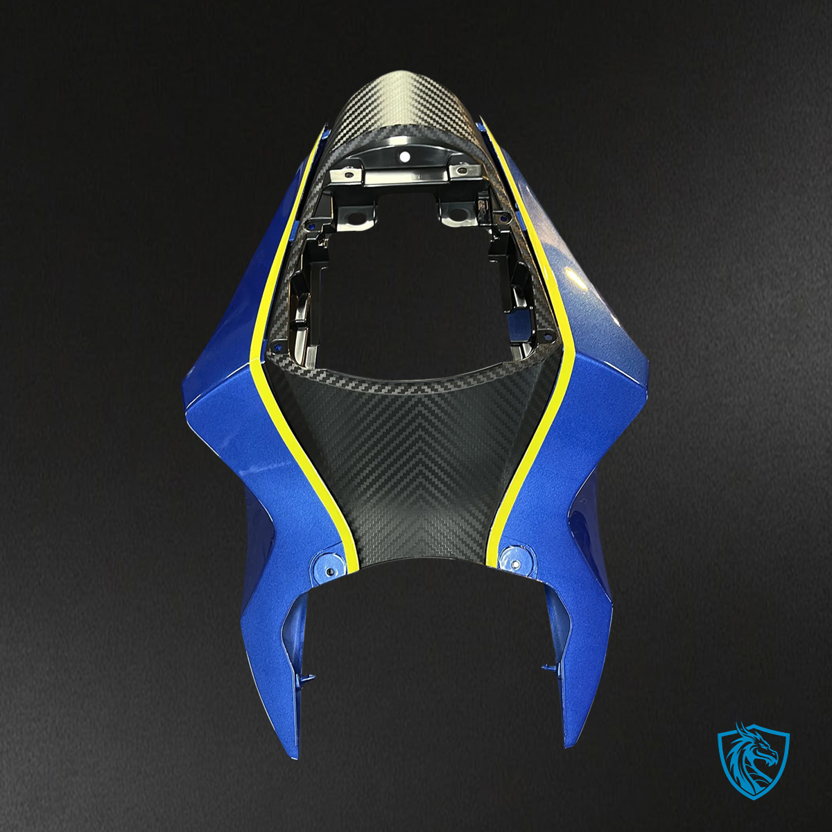 Suzuki GSXR 600-750 (2011-2025) Blue & White with Logo - Fairing Kit