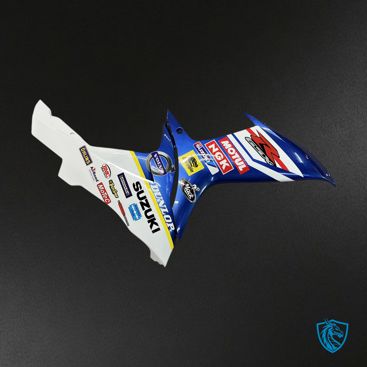 Suzuki GSXR 600-750 (2011-2025) Blue & White with Logo - Fairing Kit